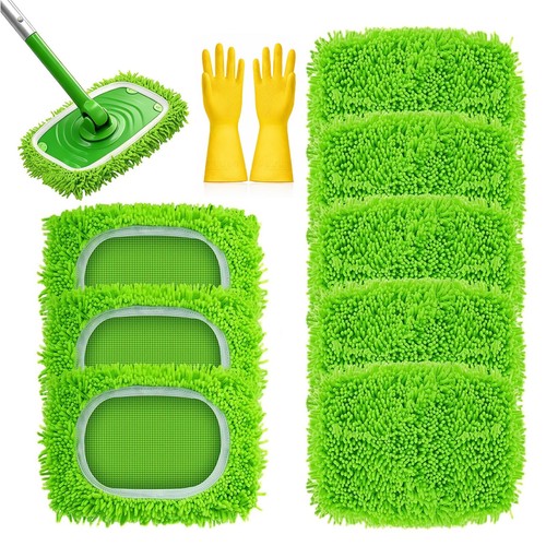 Kisizity 8pcs reusable mop - kisizity,