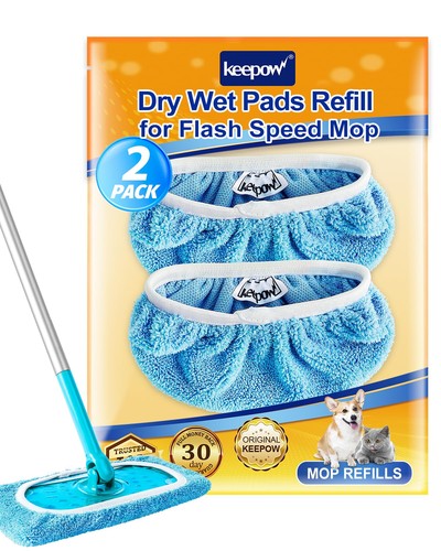 Keepow reusable mop pads - mop, for