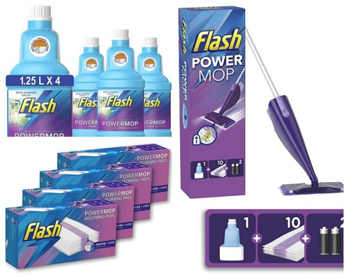 Flash power mop starter kit - power,