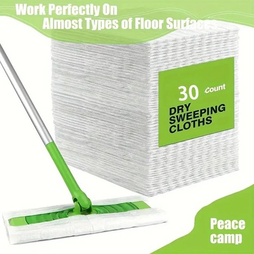 30x dry sweeping - dry, cloths